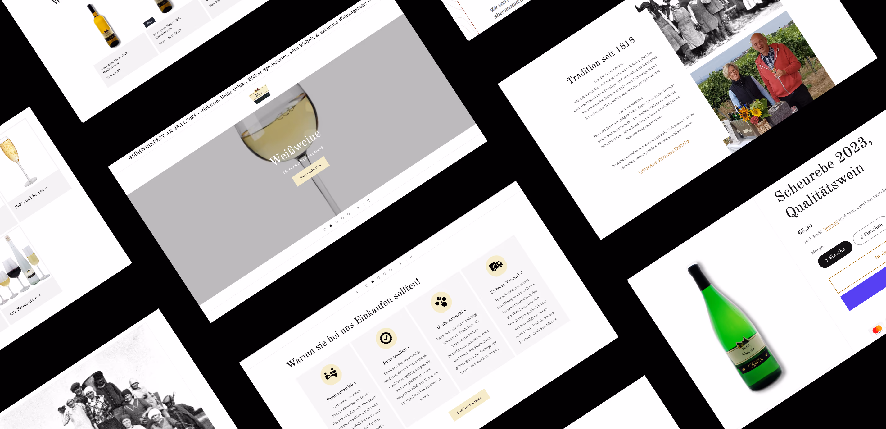 Webdesign Referenz Weingut Frank Dietrich Shop — Neo1 Media